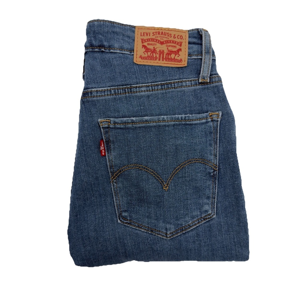Levis 721 High Rise Skinny Jeans Women's Size 28 28x30 Distressed‎ NEW